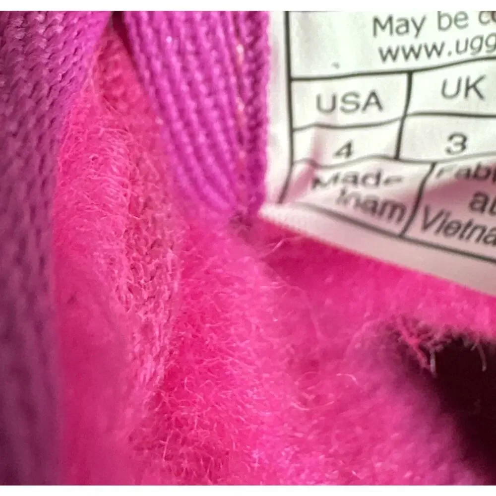 UGG Australia Big Kids Neumel II Pink Sz 4 Lace Up Style 1017320K NIB NEW *READ*